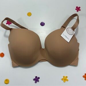 Le Mystere Tan Underwire T-Shirt Bra 36DD NWT